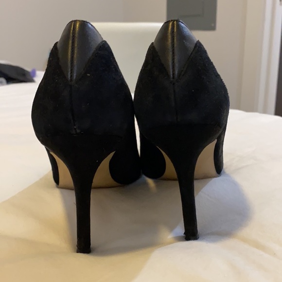 Sam Edelman Zola Black Suede Leather Heel - Picture 5 of 6